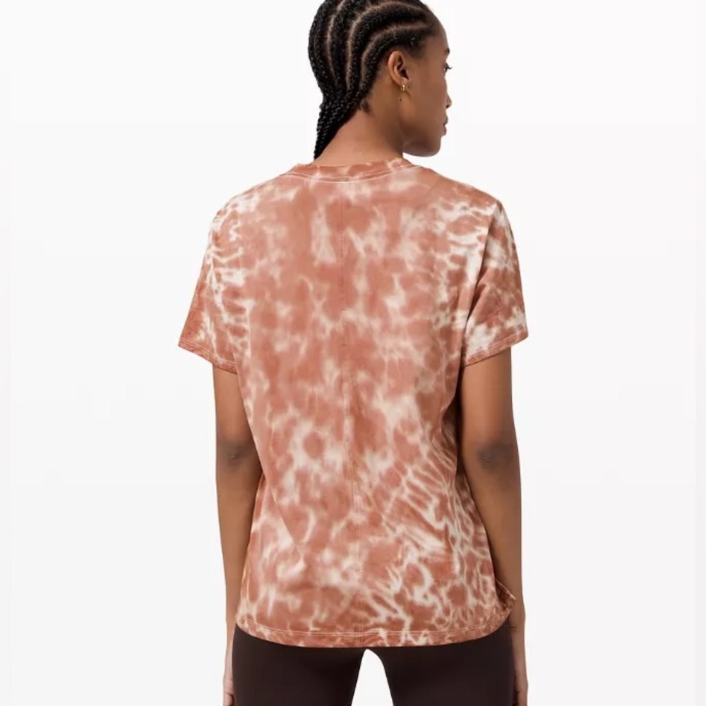 Lululemon Pink Tie Dye ALL YOURS TEE